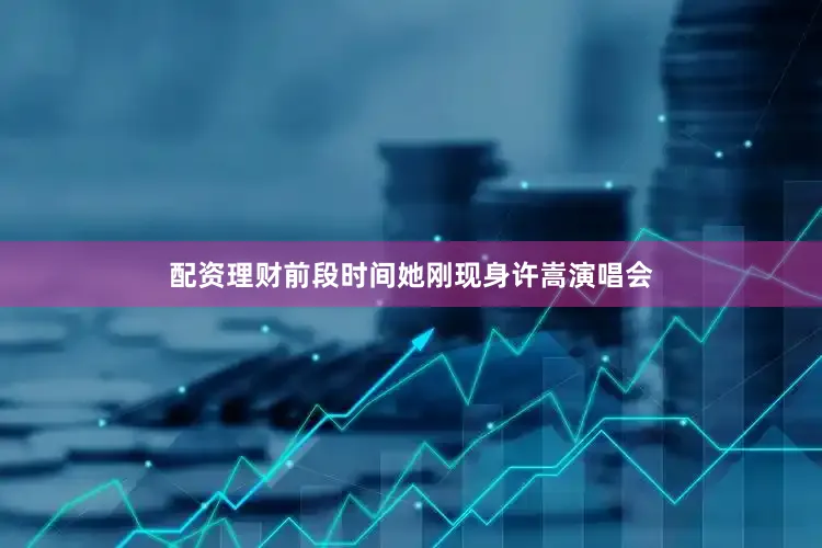 配资理财前段时间她刚现身许嵩演唱会